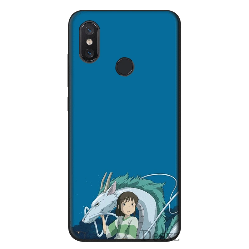 Унесенные призраками мобильный чехол для телефона силиконовый Xiaomi Redmi 4 5 6 7 8 Note 4x