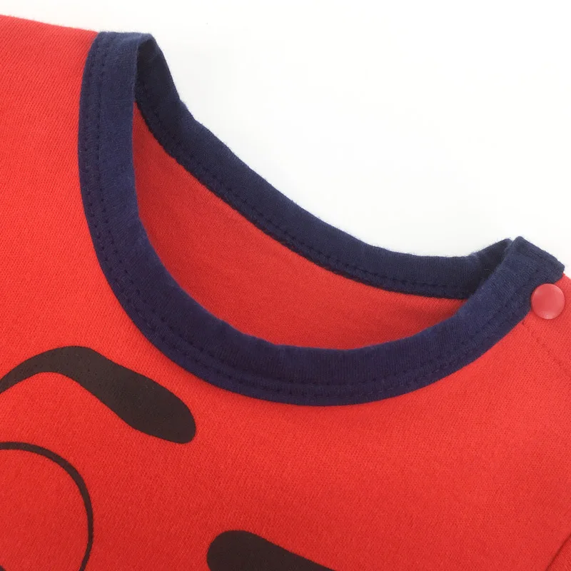 Комбинезоны хлопковые с длинным рукавом для маленьких мальчиков 0 18