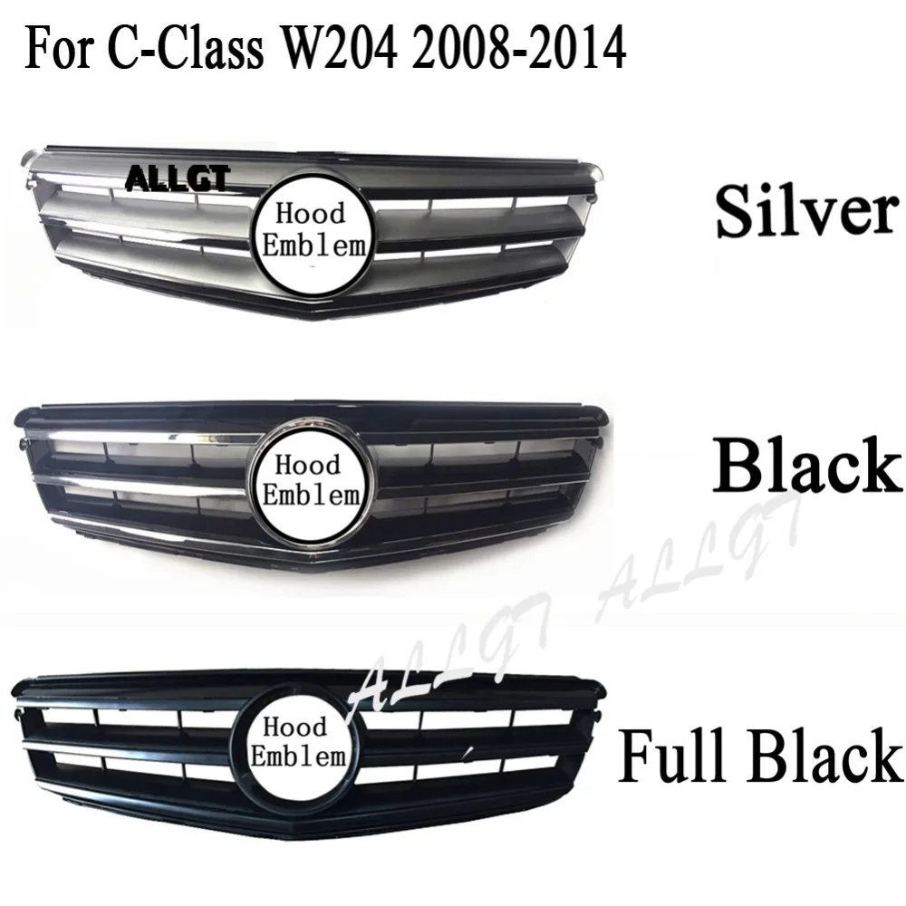 Передний верхний гриль бампер подходит для Mercedes Benz W204 c-класс C200 C300 C350 2008 2009 2010 2011