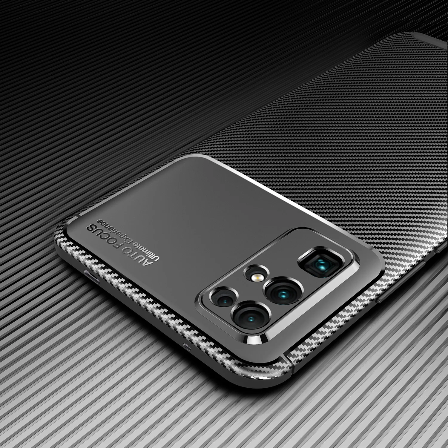for huawei honor 30 20 s pro 10i 10x lite case carbon fiber back cover beetle series soft phone shell free global shipping