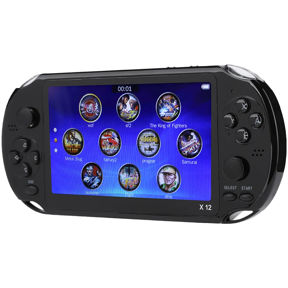 Игровая консоль X12 портативная игровая машина ностальгия двойной качающийся