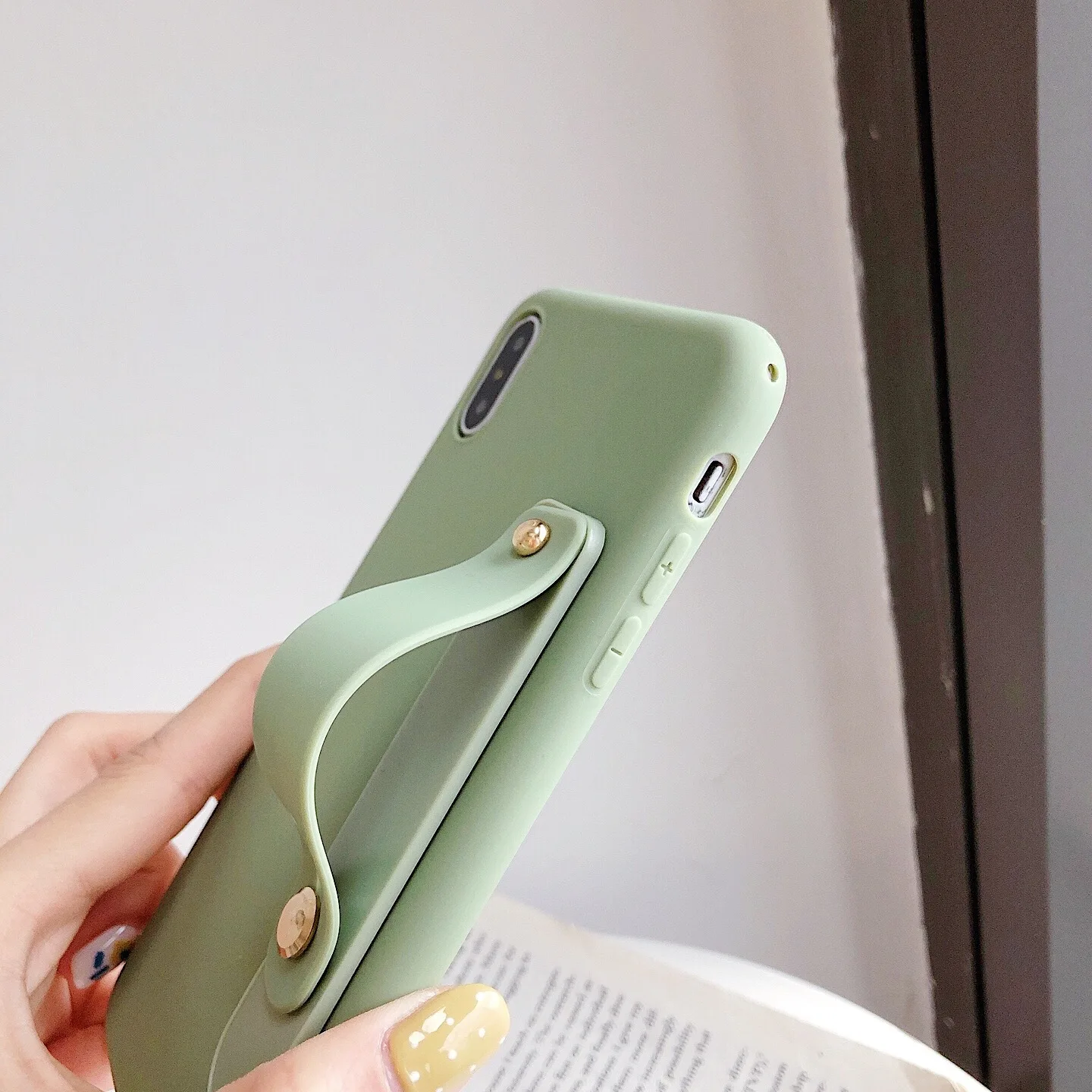 Простой матовый чехол из ТПУ с подставкой для Motorola Moto G7 power G6 Plus G5S G5 E5 Play E4+ X4 C Z3 наручный ремешок чехол