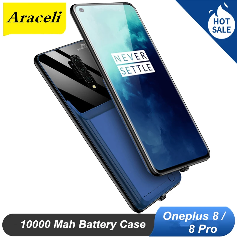 Araceli 10000 мАч для Oneplus 8 Pro чехол аккумулятора смартфона зарядное устройство