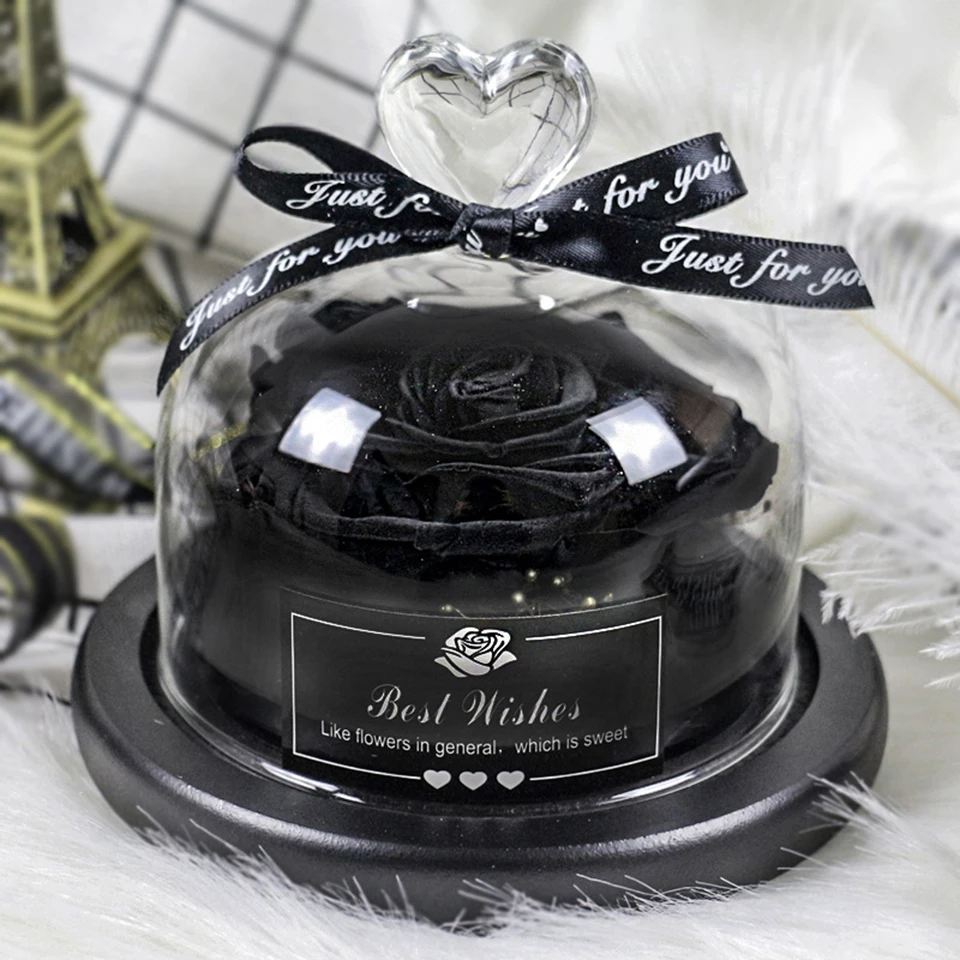 Tronzo вечная эксклюзивная Роза в стеклянном куполе отправляется светодиодный