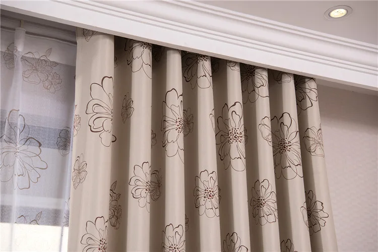 Занавеска s для гостиной столовой спальни полностью затемненная занавеска ткань