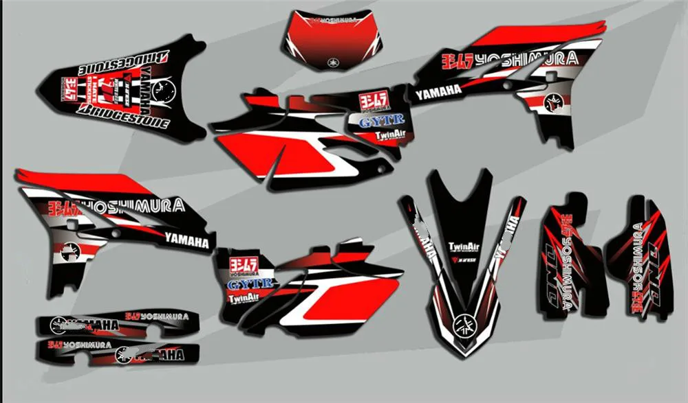 Деколи для фотостудии Yamaha WR450F WRF450 2012 2013 2014 2015 WRF 450 WR 450F|Наклейки и стикеры| |