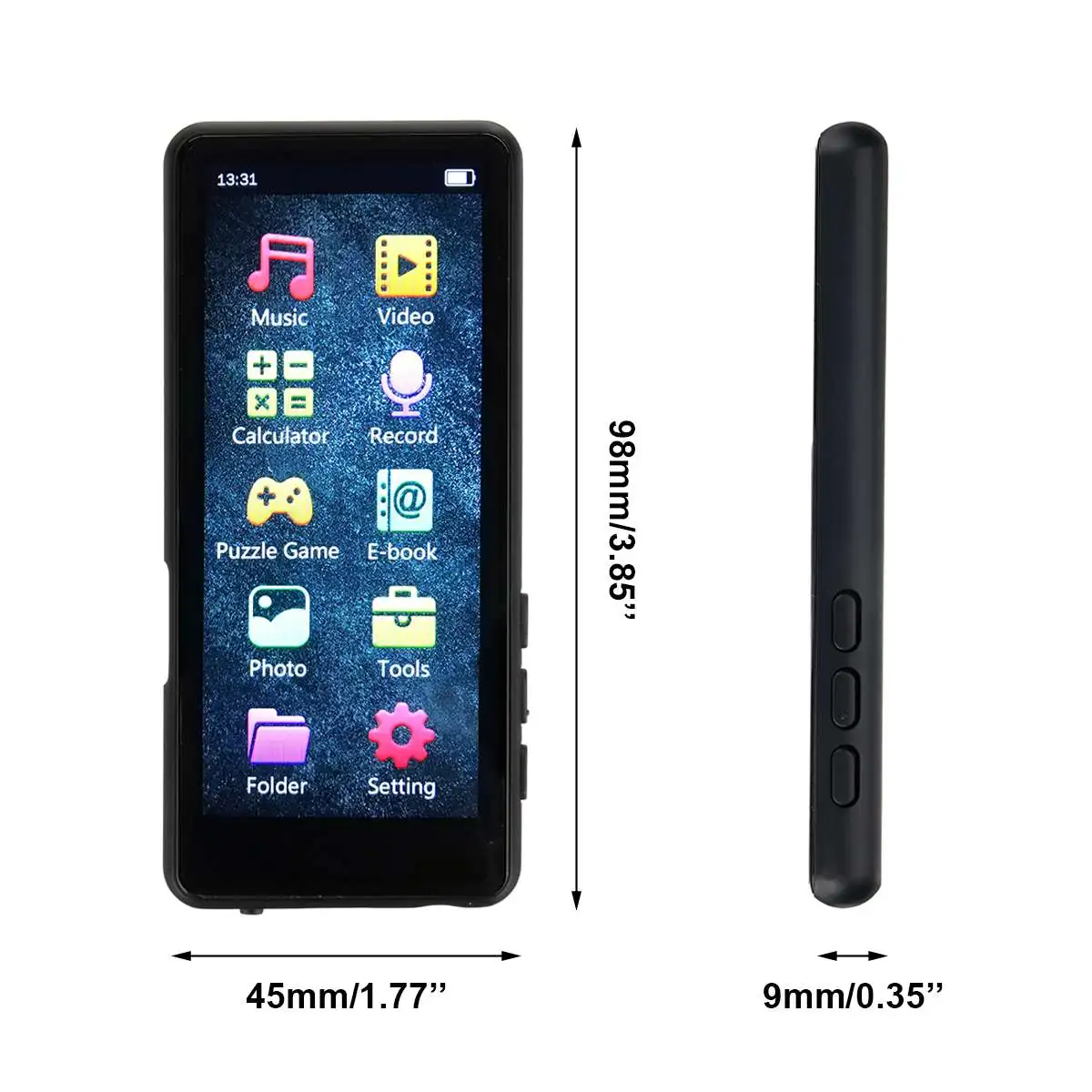 3,5 ''ips сенсорный полный экран bluetooth MP3 MP4 плеер длительное время ожидания портативный плеер Поддержка fm-радио видео музыкальный проигрыватель электронных книг