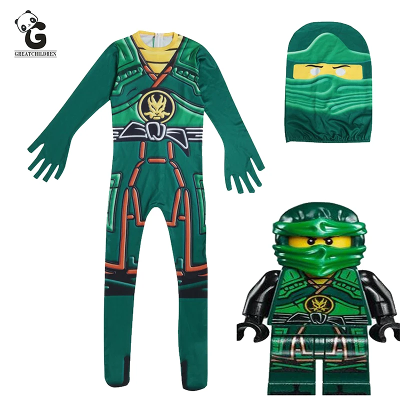 Children Halloween Christmas Costume For Kids Fancy Party Clothes Ninja Anime Suits