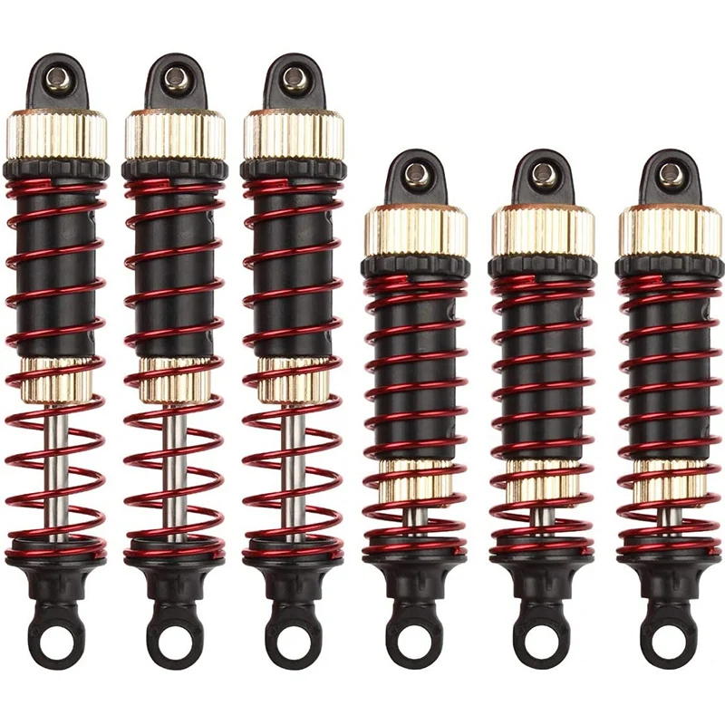 

RC Shock Absorber, Adjustable Assembled Spring Damper Suspension Upgraded Oil Filled Shock 25-ZJ03 for 9125 RC Car