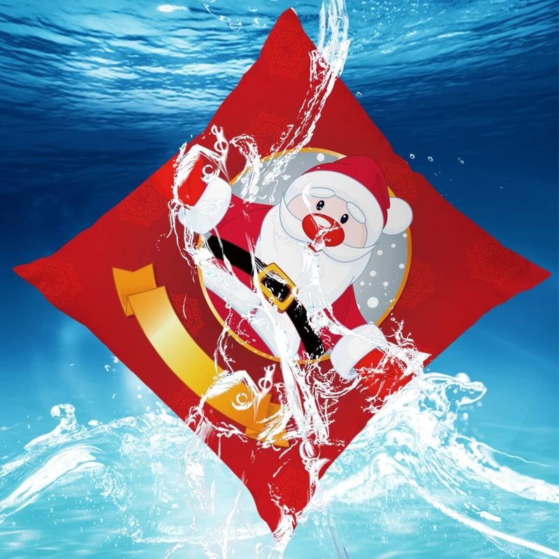 

Christmas Pillowcase Bed Pillow Waterproof and Oil-proof High Standard Pillowcase Chair Seat Cover Mattress Multicolor