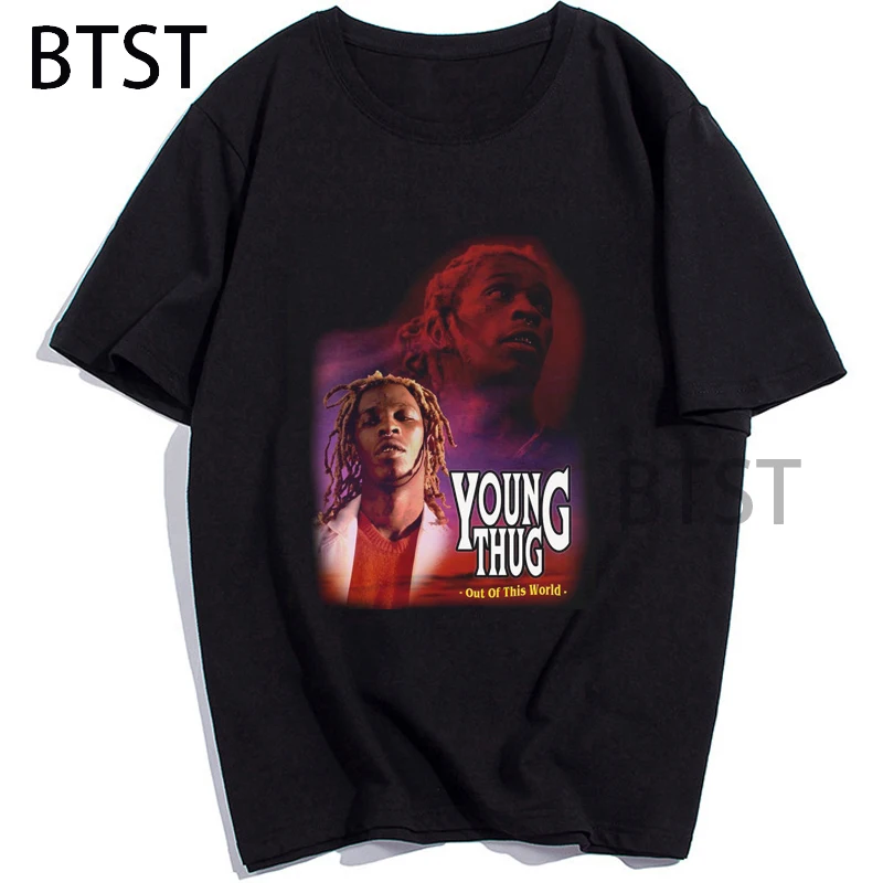Young Thug Shirt rapper hiphop T shirt for woman men Kawaii Streetwear Tshirt Funny Print summer Tshirt vintage Clothing 2021