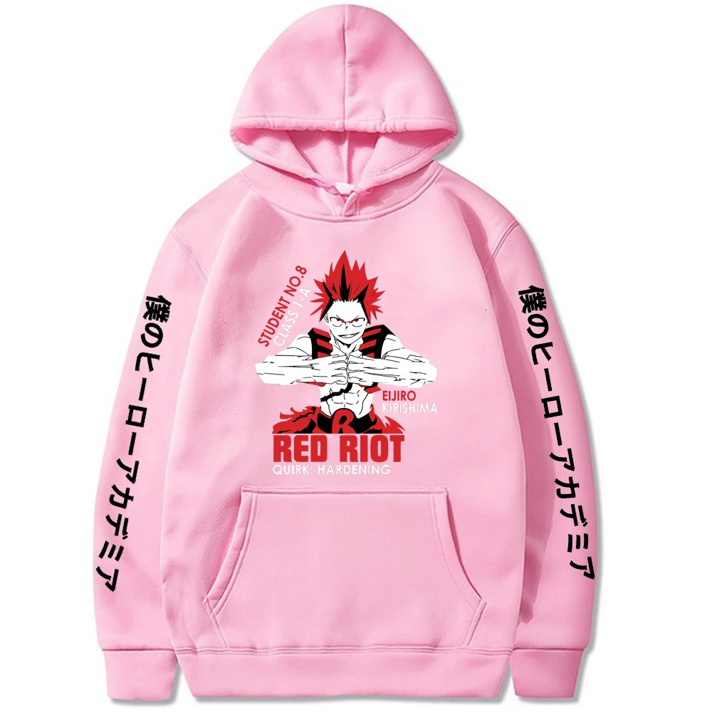 Толстовка с капюшоном My Hero моя геройская Академия Eijiro Kirishima для мужчин и женщин
