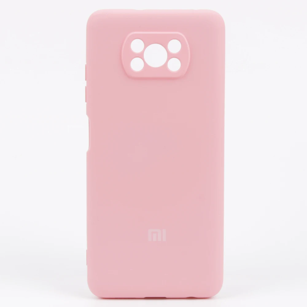 original xiaomi mi poco x3 pro silky soft touch liquid silicone phone protective cover case for poco x3nfc with logo free global shipping