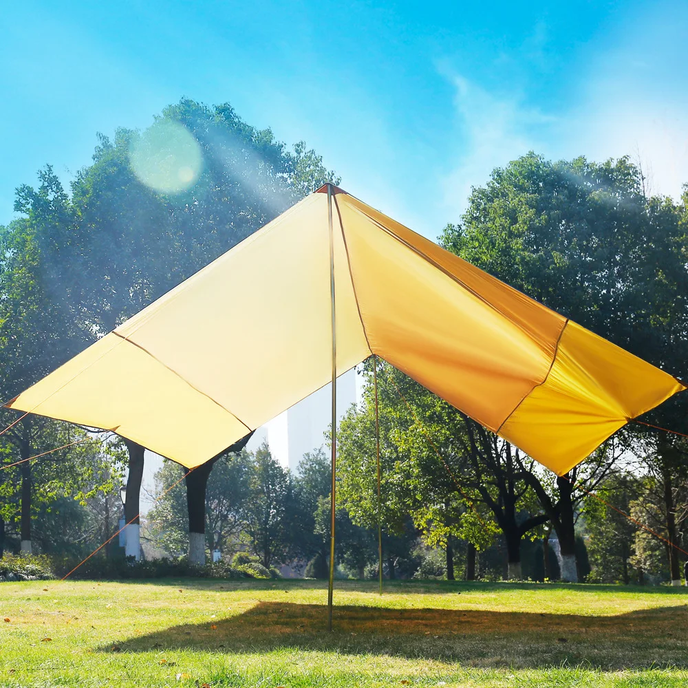 

550*450cm 210D Oxford Cloth Outdoor Canopy Ultralight Fishing Multifunction Canopy Camping Tent Rainproof And Sunscreen Awning