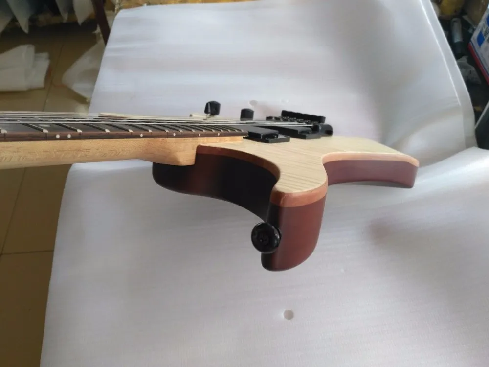 Завод+ Естественная отделка Безголовый Strandberg Boden OS6 корпус электрогитары cutaway Strandberg Boden OS 6 гитара