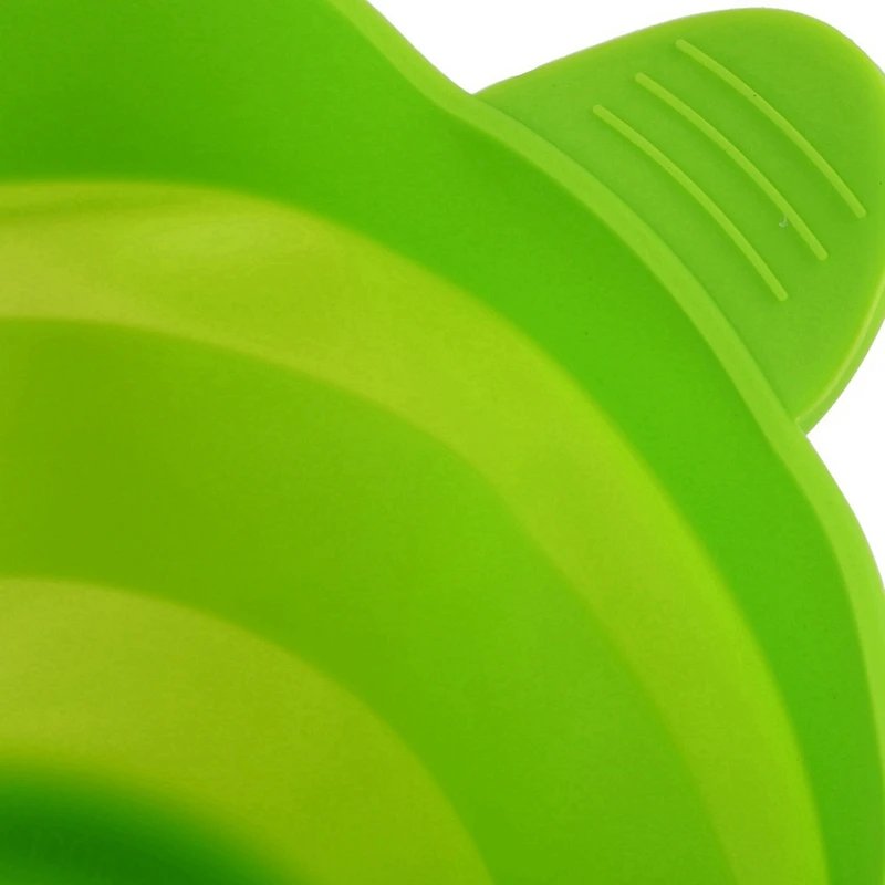 2 Set Microwave Popcorn Popper Collapsible Silicone Bowl with Lid and Handles(Red & Green) | Дом и сад