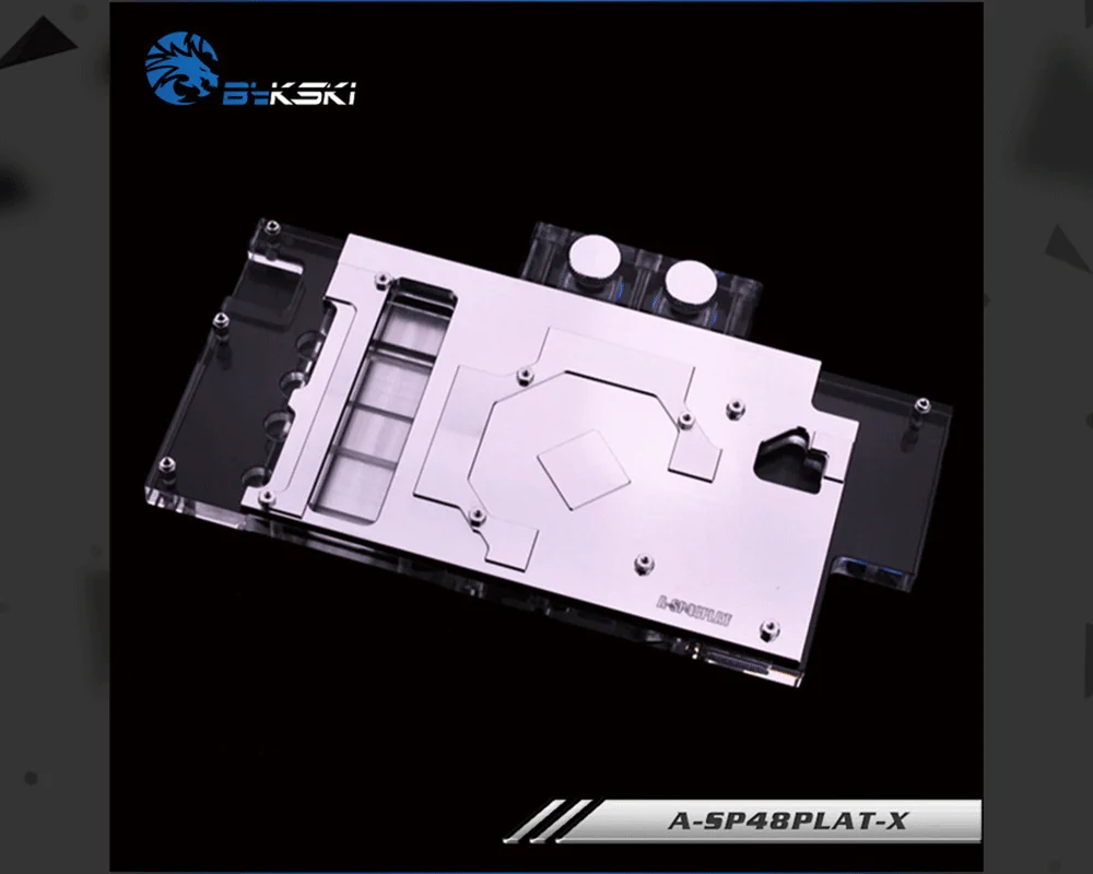 Bykski A-SP48PLAT-X, полное покрытие видеокарты блок водяного охлаждения RGB/RBW для Sapphire NITRO RX480/Dataland RX480