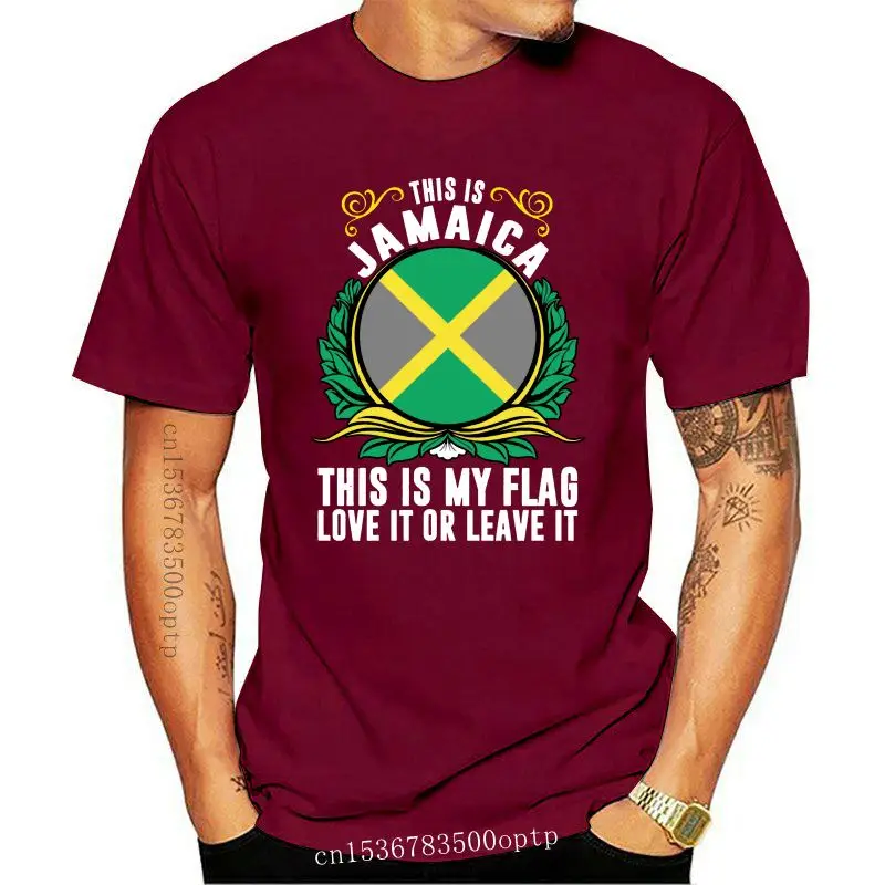 

New This Is Jamaica T Shirt Unique Cotton Summer Style Loose Authentic Personalized O-Neck Pictures Shirt