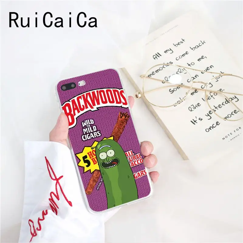 A10 Ruicaica rick and morty backwoods сигары силиконовый чехол для телефона iPhone X XS MAX 6 6s 7 7plus 8 8Plus 5 5S SE XR 10 - Цвет: A10
