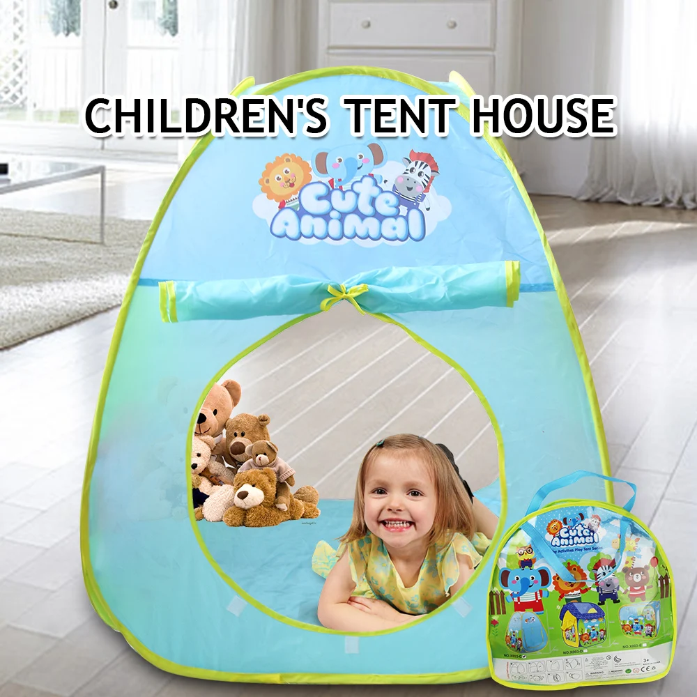 

Kids Portable Tent Play House Toys Ball Pool Foldable Baby Playground Park Activity House Teepee Outdoor Game Gift for Children