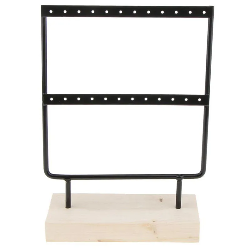 Деревянный металлический держатель для ювелирных изделий витрина висячие