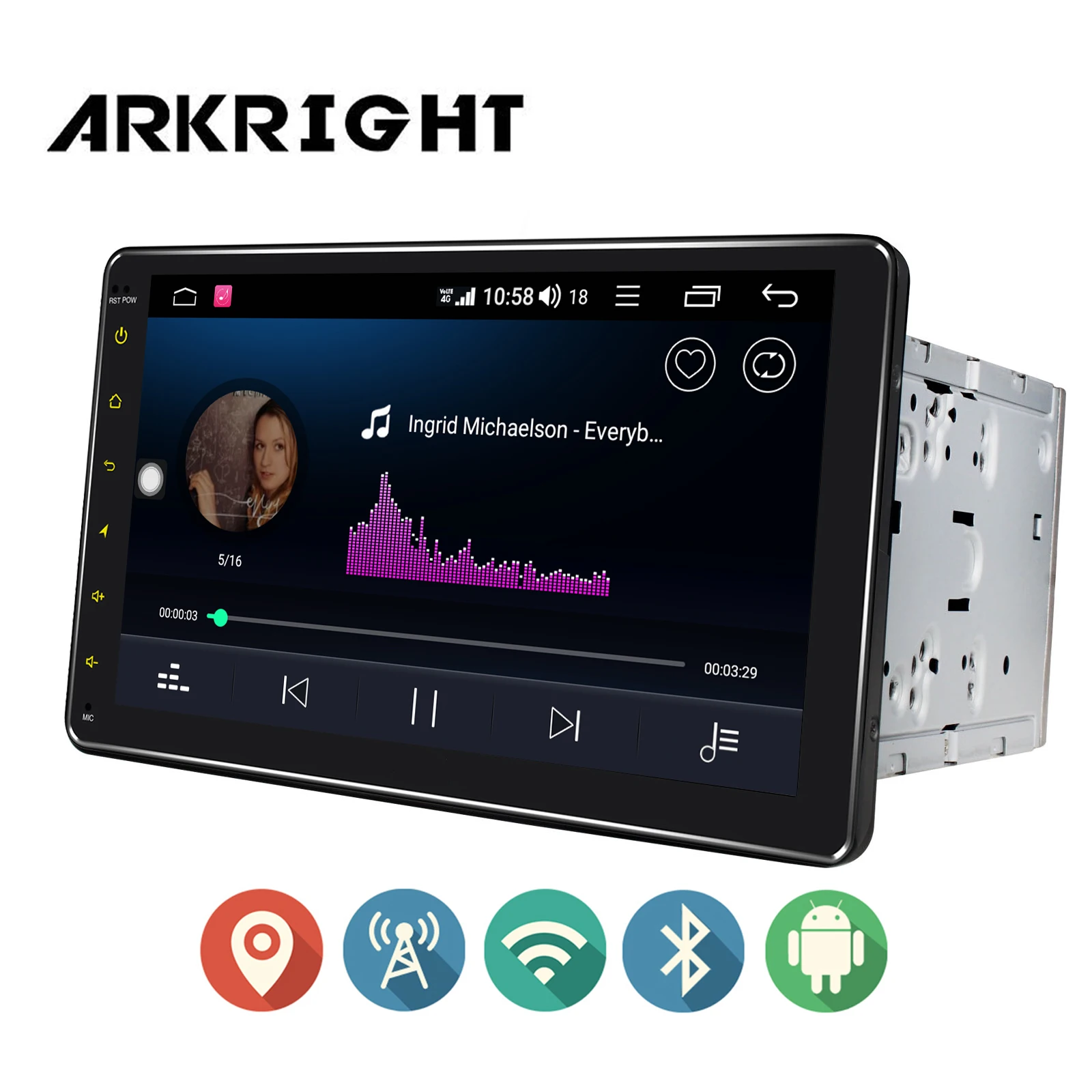 Автомобильный мультимедийный плеер ARKRIGHT 6 2 дюйма 7 дюймов 8 автомагнитола стерео