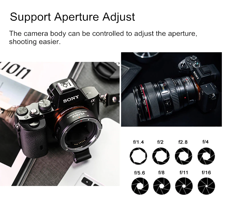 Адаптер Viltrox EF-NEX IV с автофокусом для объектива Canon EOS EF EF-S для sony E NEX Full Frame A9 AII7 A7RII A7SII A6500 A6300