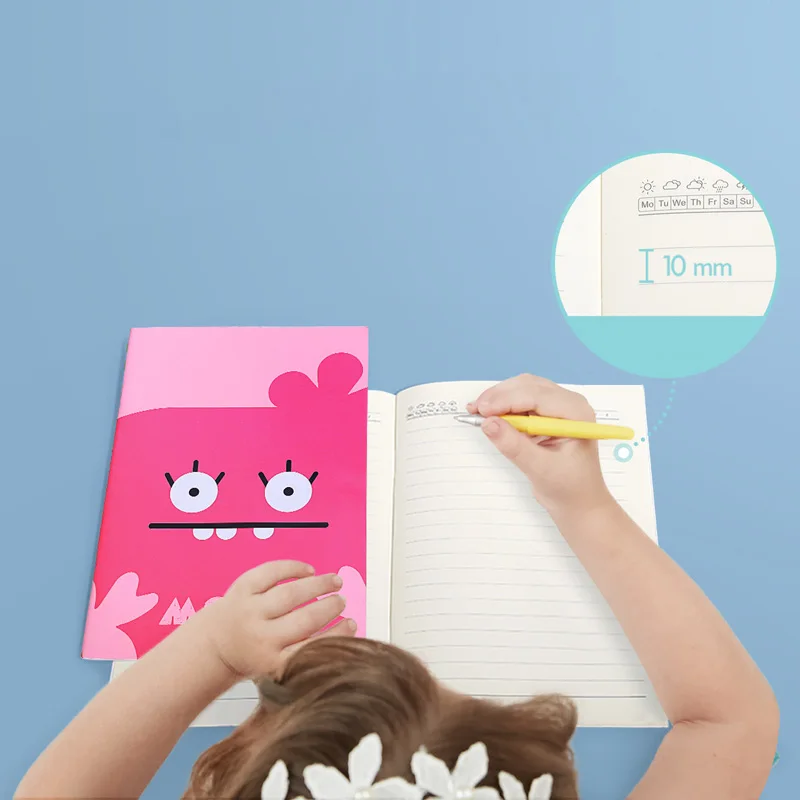 UEK A5 блокнот карманный для записей с разными узорами на линейке милый маленький