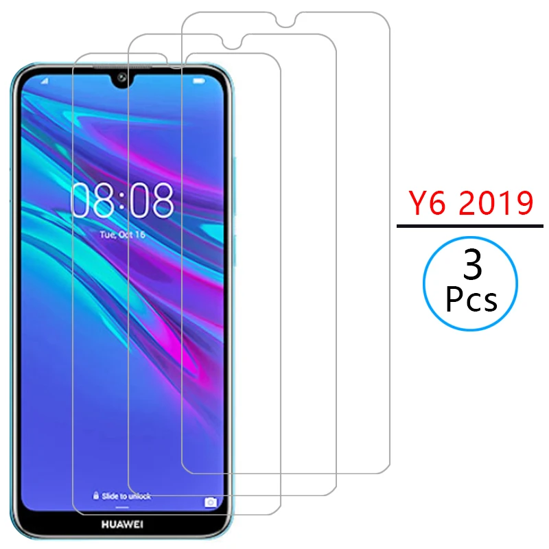 Защитное стекло для huawei y6 pro prime 2019 протектор экрана закаленное на y62019 y 6 6y