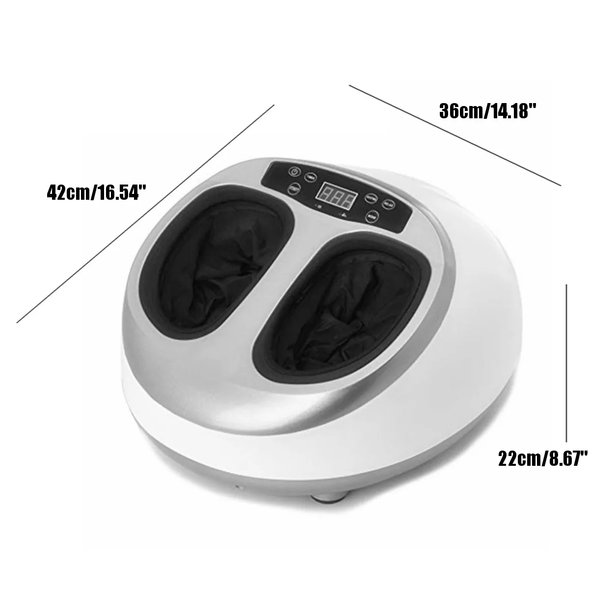 

220V Electric Antistress 3D Shiatsu Kneading Air Pressure Foot Massager Care Infrared With Heating and Therapy