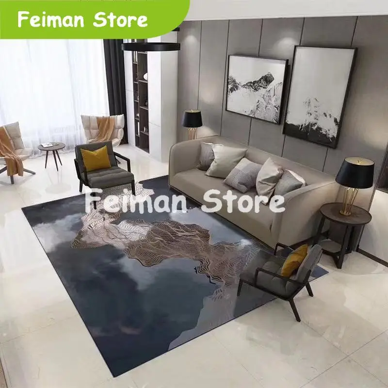 Ковер в европейском стиле для гостиной роскошные коврики и ковры спальни