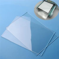 2pcs cutting plates generic transparent acrylic cutting mat pad replacement for embossing cutting machine 155mm225mm