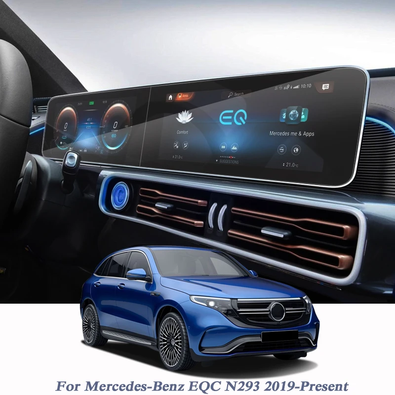 Стайлинг автомобиля для Mercedes Benz EQC N293 2019 настоящее время 2 шт. стекло экрана