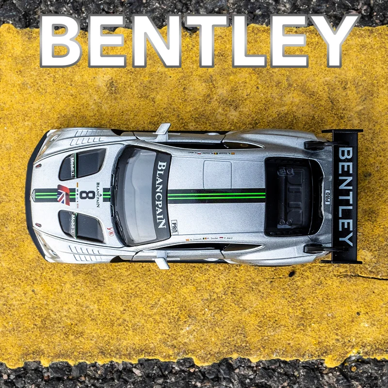 Модель мини автомобиля Bentley GT3 1:32 из сплава металлическая игрушка Литые и