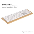 Подставка для клавиатуры из бамбука, защитный держатель для клавиатуры Apple, подставка для клавиатуры IMac