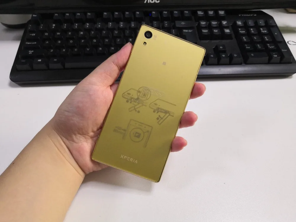 sony Xperia Z5 E6653, четыре ядра, 5,2 дюймов, 3 Гб ОЗУ, 32 Гб ПЗУ, японская версия, 23 МП, 4G, без NFC, разблокированный мобильный телефон
