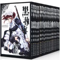 22 Books Black Butler Vol. 1-22 Japan Youth Teens Adult Sci-Fi Fantasy Science Mystery Suspense Manga Comic Book Chinese