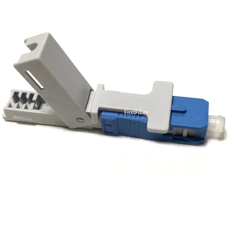 100 шт. SC APC/UPC быстрый соединитель защелкивающийся Тип адаптер 10/50 FTTH плоский