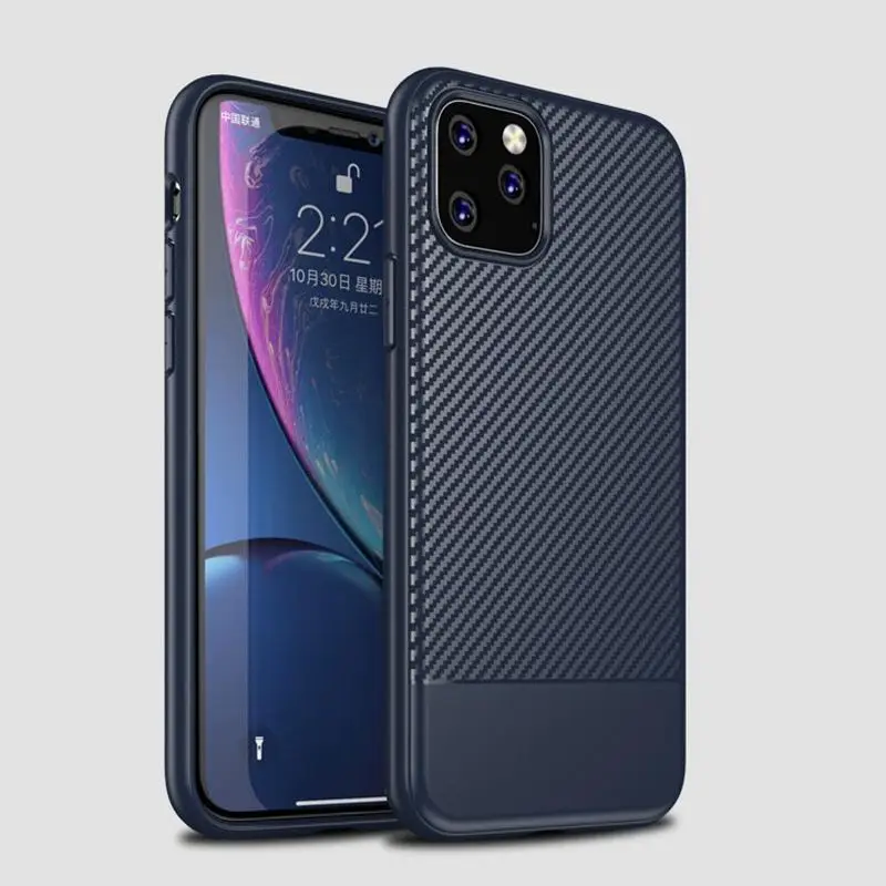 Чехол из углеродного волокна для iphone XS MAX XR iphone 7 5S 5 se 8plus Мягкий чехол для iphone 8 7 plus 6s 6 s plus X 10 11 pro чехол s