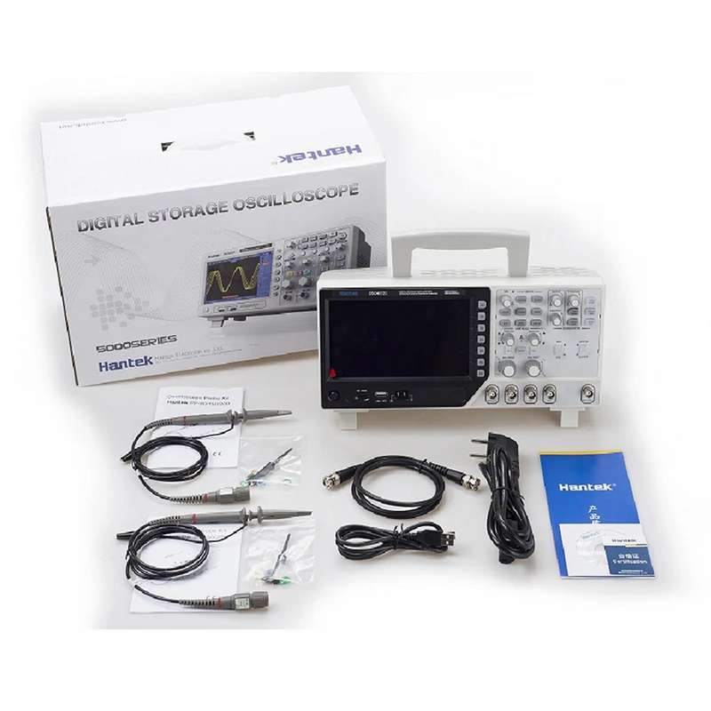 Осциллограф Hantek DSO4072S цифровой осциллограф Usb 70 МГц 2 канала 1 Гвыб/с ociloскоп для
