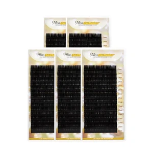 Накладные ресницы MISS LA MODE 0,07 BCD, мягкие отдельные ресницы, объем норковых ресниц, 5 шт.лот