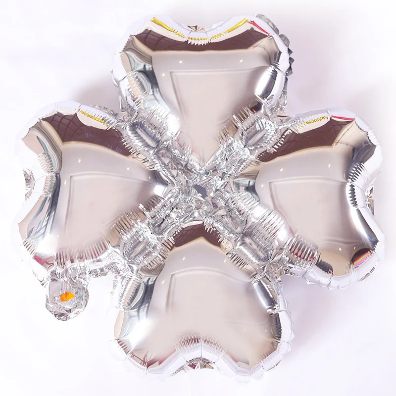 

10pc / 18 Inch Arched Heart-shaped Four-leaf Clover Aluminum Film Balloon Birthday Store Opening Celebration Decoration