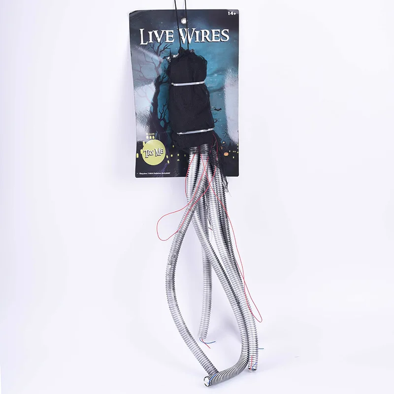 

Electric Toy Skull Doorbell Witch Hanging Ghost Halloween Party Decor Voice Control Sensor Switch Spider Outdoor Prank Props