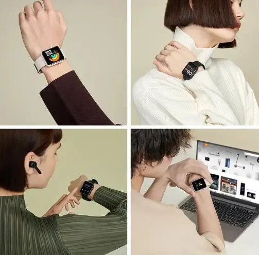

Xiaomi-reloj inteligente Mi Watch Lite, accesorio de pulsera resistente al agua 5ATM con GPS y Bluetooth, Monitor de ritmo card