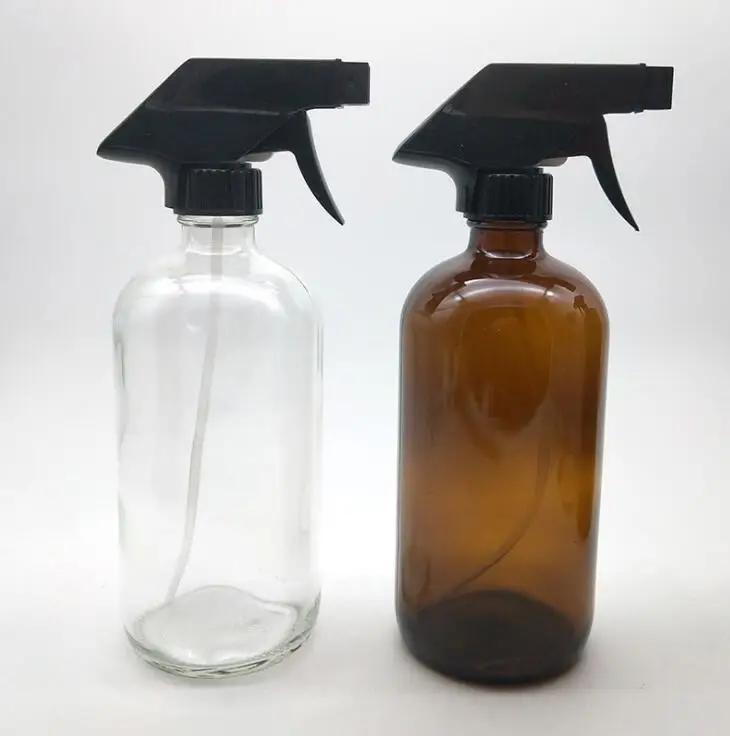 Стеклянная бутылка-распылитель 250 мл стеклянная для очистки эфирного масла