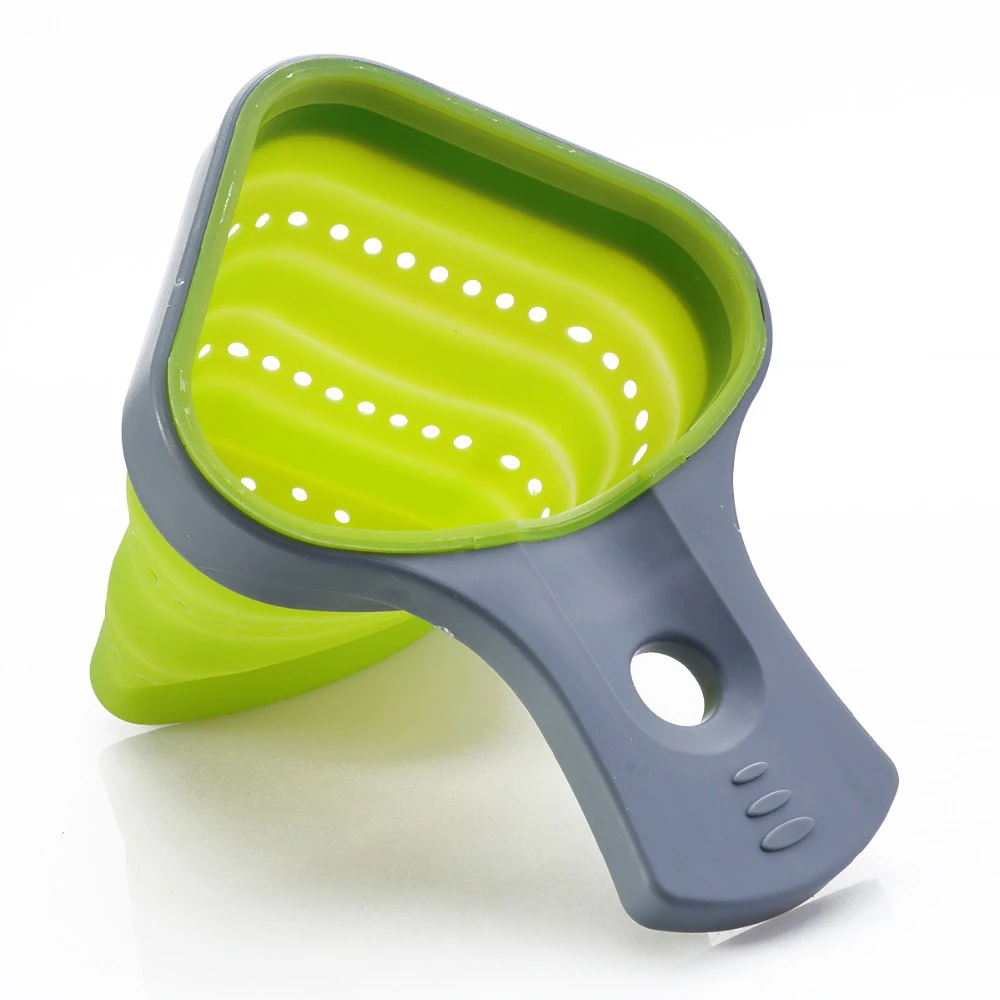 1 шт. инструменты для макаронных изделий складной силиконовый кухонный фильтр