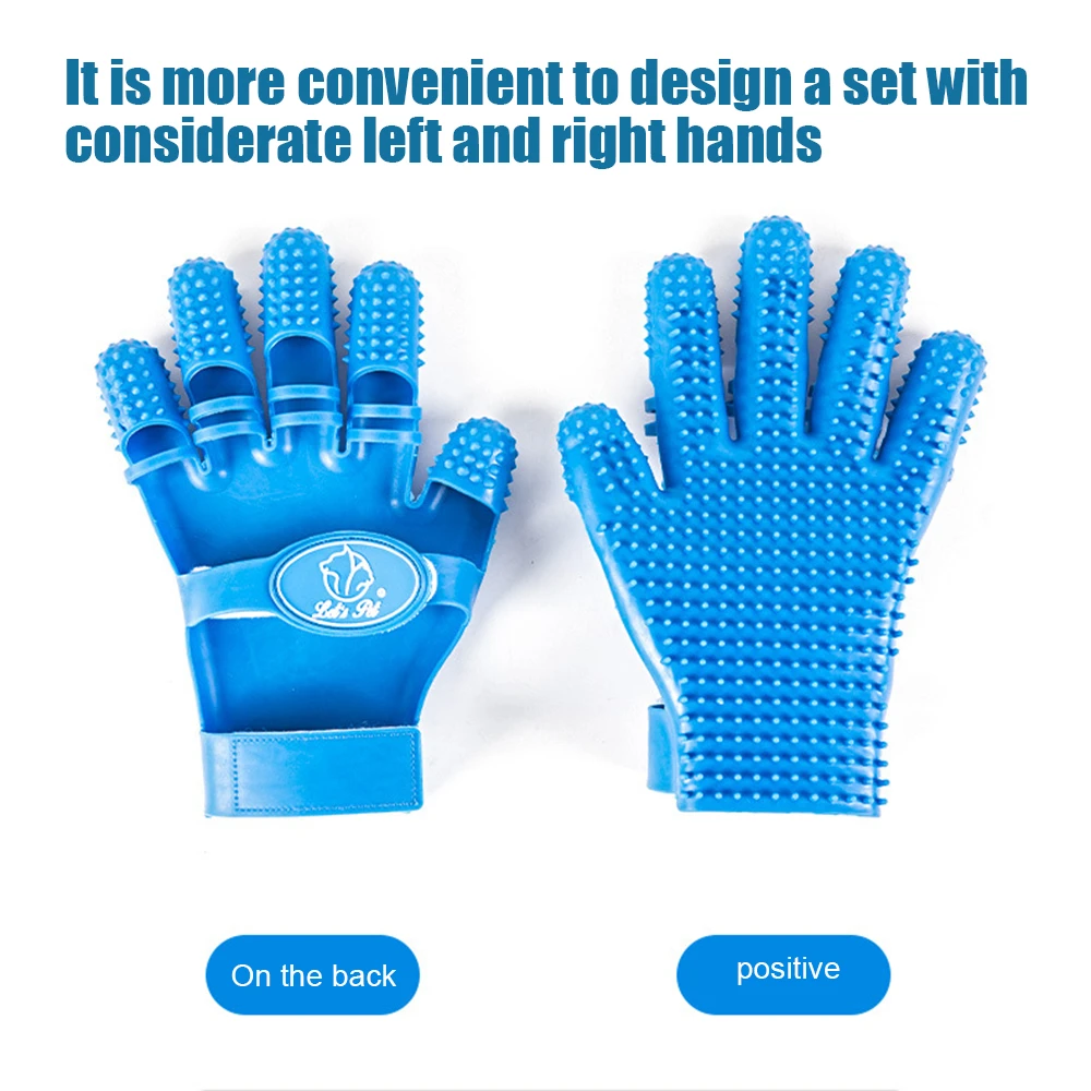 Переносная перчатка для ухода за животными гребень кошек собак контактная щетка