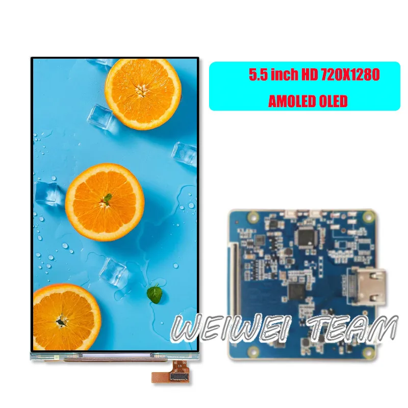 5 дюймовый OLED AMOLED 720x1280 HD ЖК экран IPS дисплеи для платы драйвера MIPI сделай сам