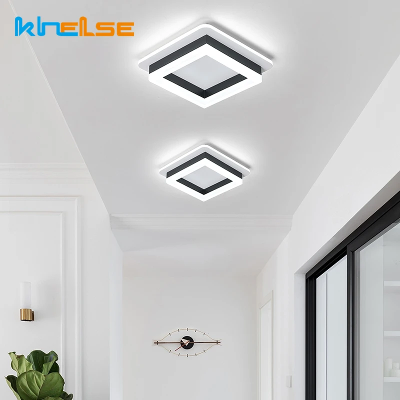 Современные светодиодные потолочные лампы для спальни прикроватный коридор балкон поверхностное