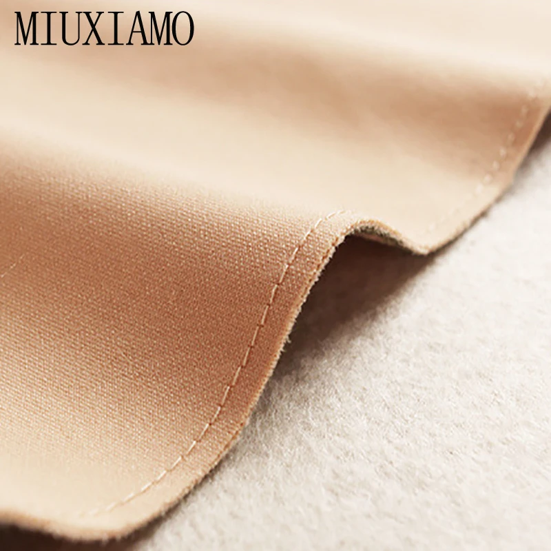 

MIUXIMAO 2019 Fall Office Lady Dress High Quality Velvet A-Line Dresses Women Sashes Fashion English Two Colors Plaid Midi Dress